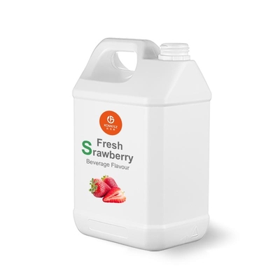 Fresh Strawberry Flavor Beverage Additives Liquid Fruit Flavour  For Drinks Sour And Sweet