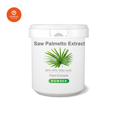 Natural 45% Saw Palmetto Extract White Powder Plant Extract Health Food Herbal Extract Food Additive