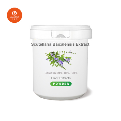 Scutellaria Baicalensis Extract 85.0% Baicalin Light Yellow Powder CAS No. 21967-41-9